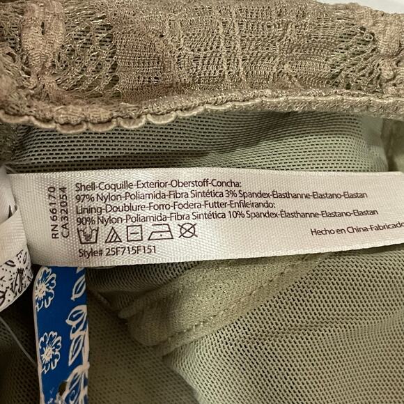 NWT Free People Intimately Lace Cropped Bralette - Green - Small - Picture 7 of 10